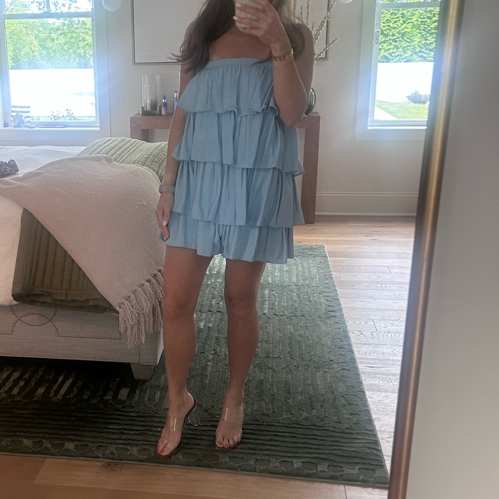 Chambray Romper